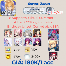 FGO JP 3 - 8 Supports 3500SQ+