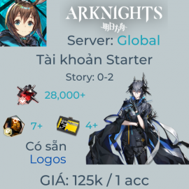 Arknights Global 9 - Logos Starter 50+ Pulls