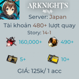 Arknights Japan 2 - Endgame 480+ Pulls