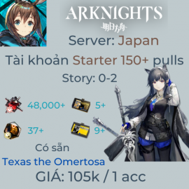 Arknights Japan 5 - Texas the Omertosa Starter 150+ Pulls