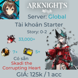 Arknights Global 5 - Skadi the Corrupting Heart & 60 Pulls