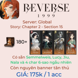 Reverse: 1999 - Global 6 - Lucy, Jiu, Nala, Semmelweis kèm 4 char 6 sao ngẫu nhiên - 180+ Unilogs