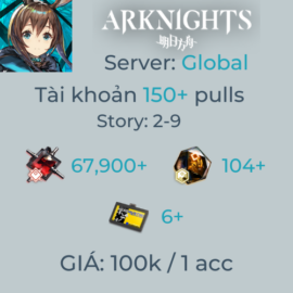 Arknights Global 2 - 150+ Pulls