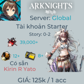 Arknights Global 4 - Kirin R Yato Starter 75+ Pulls