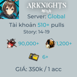 Arknights Global 0 - Endgame 510+ Pulls