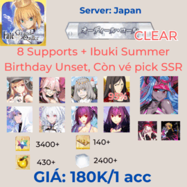 FGO JP 3 - 8 Supports 3400SQ+