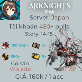 Arknights Japan 3 - Wis'adel 450+ Pulls