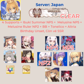 FGO JP 23 - Melusine NP5 + Ibuki Summer NP5