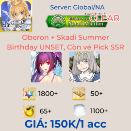 FGO NA QA1 - Oberon + Skadi Summer 1800SQ+