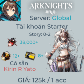 Arknights Global 4 - Kirin R Yato Starter 75+ Pulls