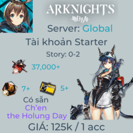 Arknights Global 8 - Ch'en the Holung Day Starter & 65 Pulls