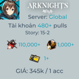 Arknights Global 0 - Endgame 480+ Pulls