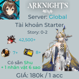 Arknights Global 10 - Shu Starter 70+ pulls