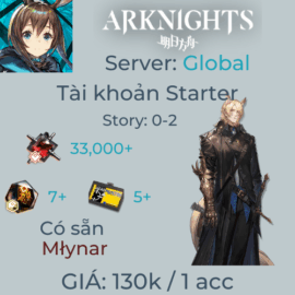Arknights Global 13 - Młynar Starter 60+ Pulls