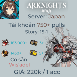 Arknights Japan 3 - Wis'adel 750+ Pulls