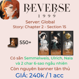 Reverse: 1999 Global 1 - Semmelweis + Nala + Ulrich & 550+ rolls