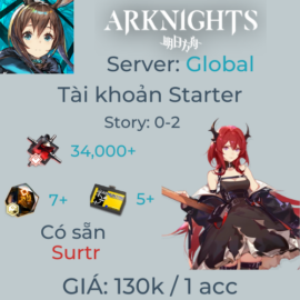 Arknights Global 12 - Surtr Starter 60+ lượt quay