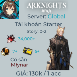 Arknights Global 13 - Młynar Starter 60+ lượt quay