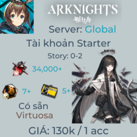 Arknights Global 15 - Virtuosa & 65+ lượt quay