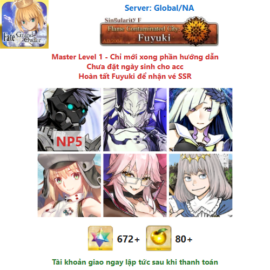 [#BRH9] [NA] [Starter] Sigurd NP5, Minamoto-no-Tametomo, Brynhild, Altria Caster, Koyanskaya of Light, Oberon