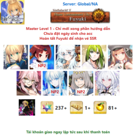 [#MOG487] [NA] [Starter] Altria Pendragon, Beni-Enma NP2, Orion, Enkidu, Castoria, Koyan Light, Morgan NP2, Oberon NP2, Lady Avalon