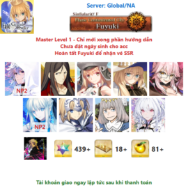[#MOG488] [NA] [Starter] Merlin NP2, Zhuge Liang, Castoria, Aesc the Rain Witch, Koyan Light, Morgan NP2, Jeanne d'Arc, Oberon, Lady Avalon