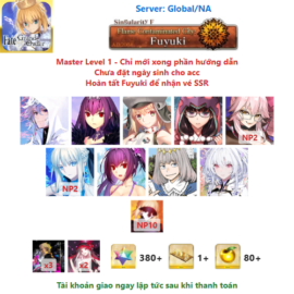 [#MOG489] [NA] [Starter] Merlin, Skadi, Castoria, Osakabehime, Koyan Light NP2, Morgan NP2, S.Skadi, Oberon, Lady Avalon