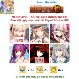 [#OKT89] [NA] [Starter] Okita Souji NP2, Castoria, Koyan Light, S.Skadi, Demon King Nobunaga NP2, Oberon