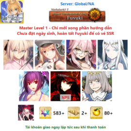 [#OKT91] [NA] [Starter] Okita Souji, Castoria, Koyan Light, Galatea, S.Skadi, Demon King Nobunaga NP5, Oberon