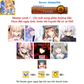 [#OKT94] [NA] [Starter] Okita Souji NP5, Merlin, Castoria, Jack the Ripper, Koyan Light, Demon King Nobunaga NP5, Oberon