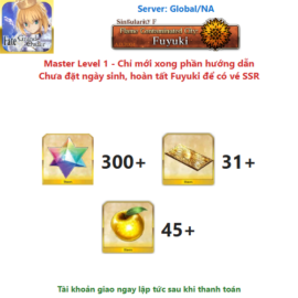 [#RR3642] [NA] [Starter] Tài khoản Reroll 300SQ