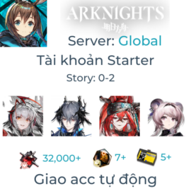 [#1493] [Global] [Starter] Arknights 7 - Wis'adel & Logos & Narantuya & Lin