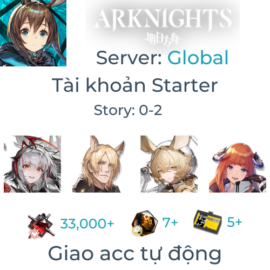 [#1489] [Global] [Starter] Arknights 7 - Wis'adel & Mlynar & Dorothy & Bagpipe
