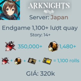 Arknights Japan 2 - Endgame 1,100+ lượt quay