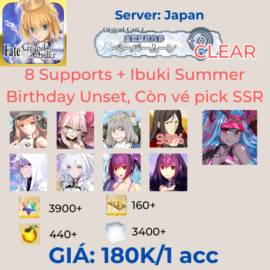 FGO JP 3 - 8 Supports 3900SQ+