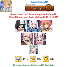 [#ART74] [NA] [Starter] Arthur Pendragon (Prototype) NP3, Mélusine, Tamamo-no-Mae, Koyan Light, Uesugi Kenshin NP2