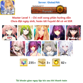 [#ASS50] [NA] [Starter] Astolfo (Saber) NP5, Enkidu, Europa, Skadi, Osakabehime, Koyan Light, S.Skadi, Oberon, Lady Avalon