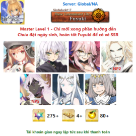 [#CAS249] [NA] [Starter] Castoria, Jack the Ripper, Koyan Light, Vlad III NP2, Arjuna (Alter) NP5, Galatea, Oberon