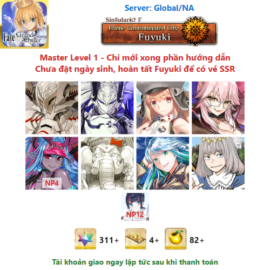 [#CAS250] [NA] [Starter] Mordred, Minamoto-no-Tametomo, Castoria, Koyan Light, S.Ibuki NP4, Jinako Carigiri, Kukulcan, Oberon