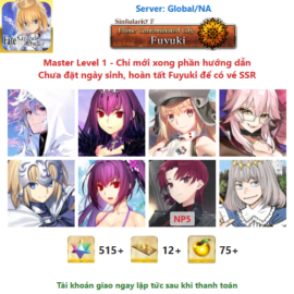 [#CAS266] [NA] [Starter] Merlin, Skadi, Castoria, Koyan Light, Jeanne d'Arc, S.Skadi, Bazett NP5, Oberon
