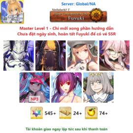 [#CAS281] [NA] [Starter] Minamoto-no-Tametomo, Vritra, Castoria, Koyan Light, S.Ibuki NP3, S.Skadi, Oberon