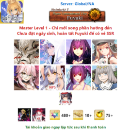 [#CAS283] [NA] [Starter] Mordred, Merlin, Skadi, Castoria, Koyan Light, Amor (Caren) NP5, S.Skadi, Oberon