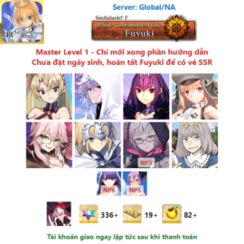 [#CAS285] [NA] [Starter] Bradamante, Merlin, Skadi, Castoria, Koyan Light, Jeanne d'Arc, Jacques de Molay NP5, Oberon