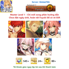 [#GIL143] [NA] [Starter] Muramasa, Gilgamesh, Tamamo-no-Mae, Koyan Light, Altria Caster