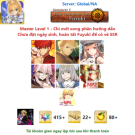 [#GIL152] [NA] [Starter] Muramasa, Gilgamesh, Castoria, Koyan Light, Oberon, Draco NP2