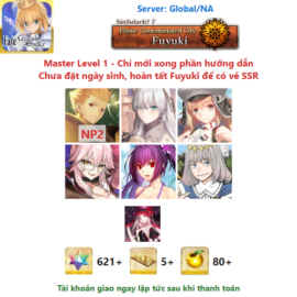 [#GIL153] [NA] [Starter] Gilgamesh NP2, Anastasia, Castoria, Koyan Light, S.Skadi, Oberon