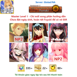 [#GIL156] [NA] [Starter] Gilgamesh NP2, Xuanzang Sanzang, Osakabehime, Koyan Light, S.Skadi, Arcueid NP2
