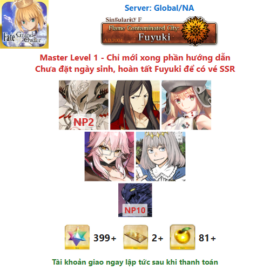 [#MOD17] [NA] [Starter] Mordred NP2, Zhuge Liang, Castoria, Koyan Light, Oberon
