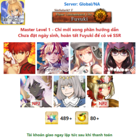 [#RIC40] [NA] [Starter] Muramasa, Richard I, Castoria, Osakabehime, Arjuna (Alter) NP2, Oberon, Draco NP2