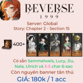 Reverse: 1999 Global 7 - Semmelweis, Ulrich, Nala, Jiu Niang, Lucy, 3-5 char 6 sao ngẫu nhiên và 400+ Unilogs